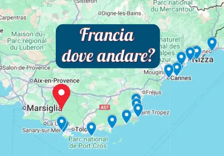 Francia mappa