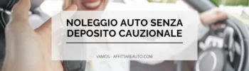 noleggio auto senza cauzione