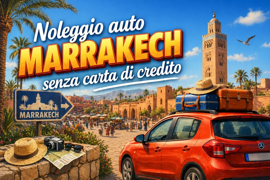 noleggio auto marrakech aeroporto senza carta di credito