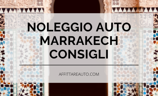 noleggio auto marrakech senza franchigia