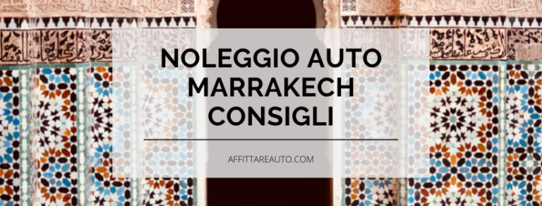 noleggio auto marrakech senza franchigia