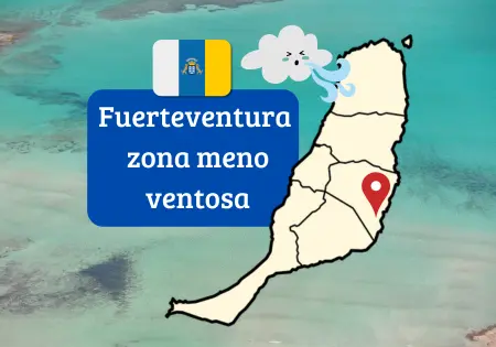 Fuerteventura zona meno ventosa