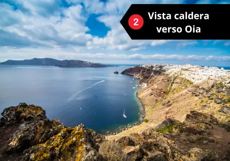 Santorini vista Caldera