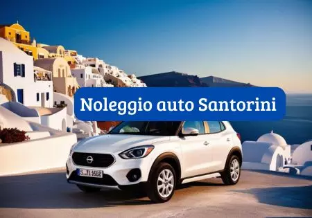 Noleggiare auto a Santorini aeroporto