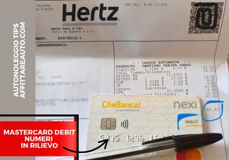 noleggio auto Ibiza aeroporto senza carta di credito