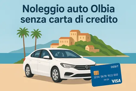 noleggio auto olbia aeroporto senza carta di credito