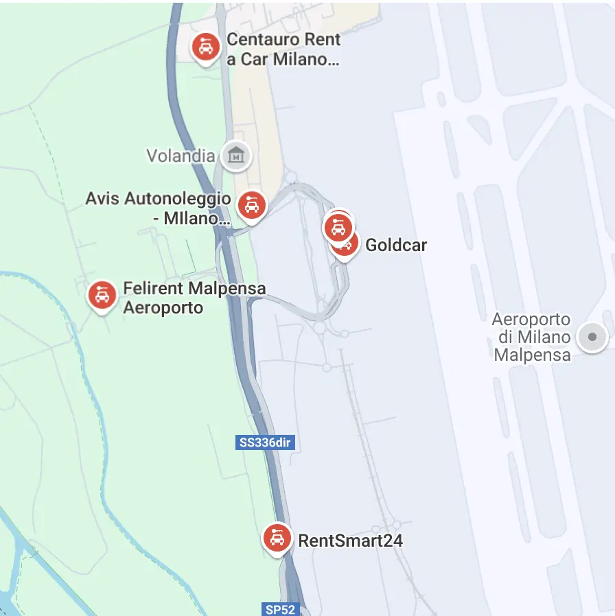 noleggio auto malpensa